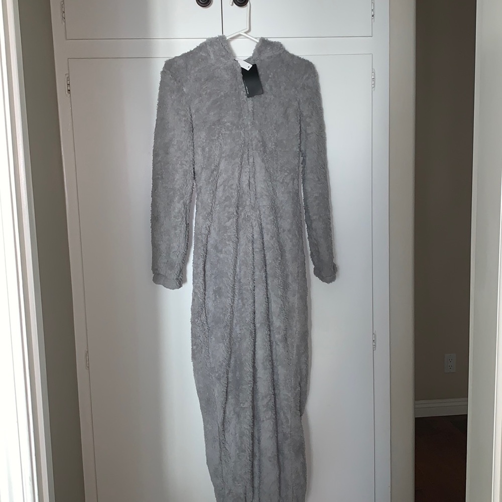 Fuzzy Hooded Onezie